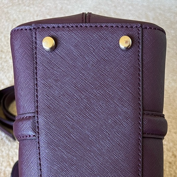 Burgundy Kate Spade handbag with shoulder strap - Picture 4 of 6